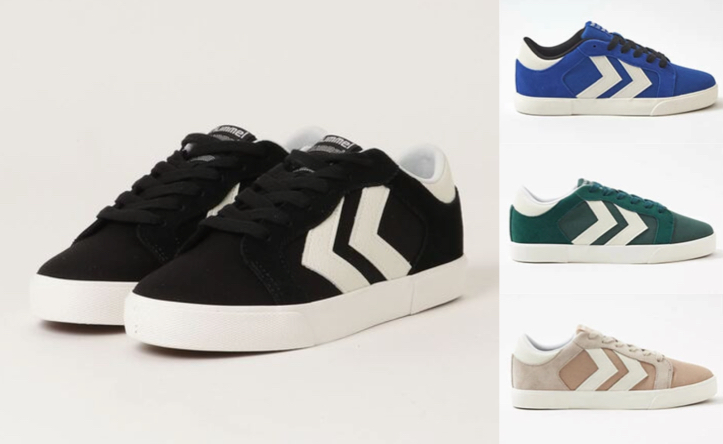 hummel(ヒュンメル)ブラックのスニーカー