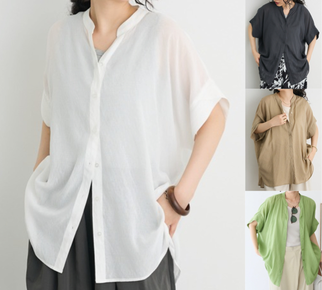 CRAFT STANDARD BOUTIQUE（クラフトスタンダードブティック）ホワイトのシャツ