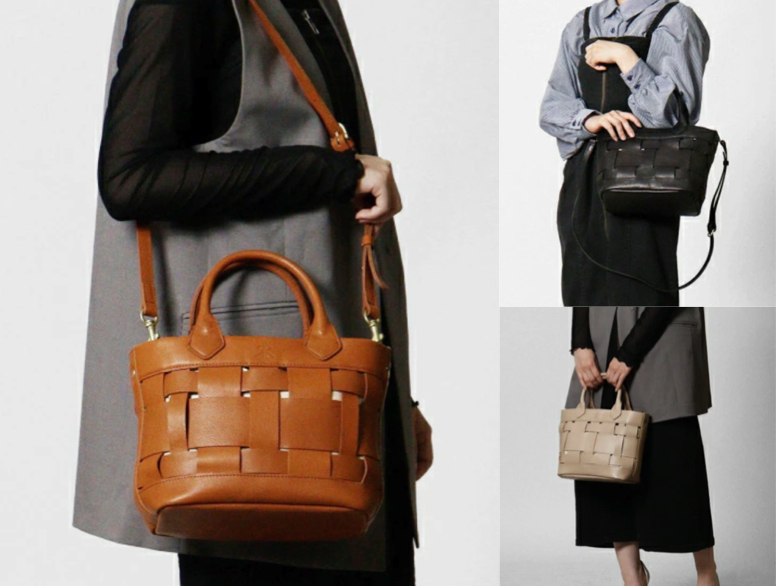 REGALO(レガロ)ブラウンのメッシュバッグ