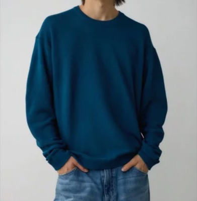 AZUL by moussy（アズールバイマウジー）ブルーのニット