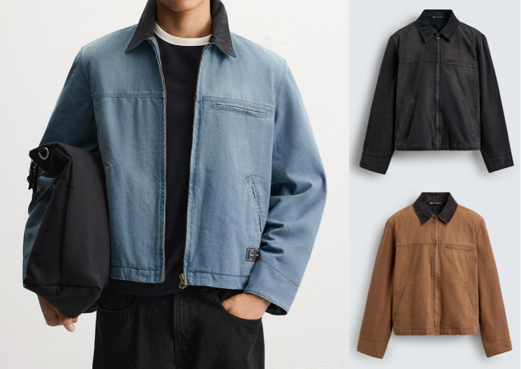 ZARA（ザラ）ブルーのデニムジャケット