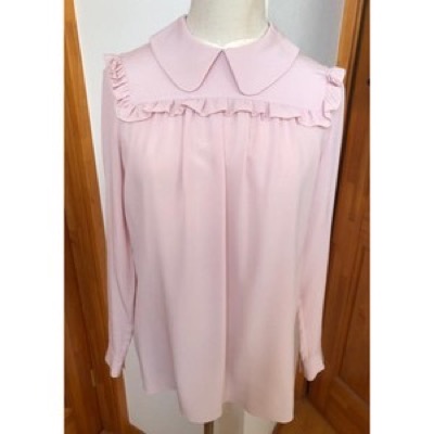 miumiu(ミュウミュウ)シルクフリルブラウス