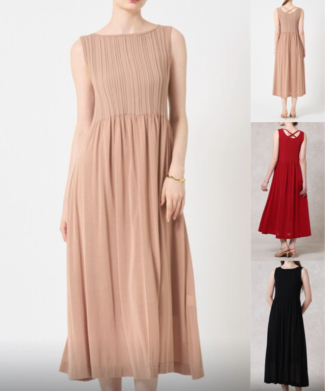 ANAYIベージュのワンピース