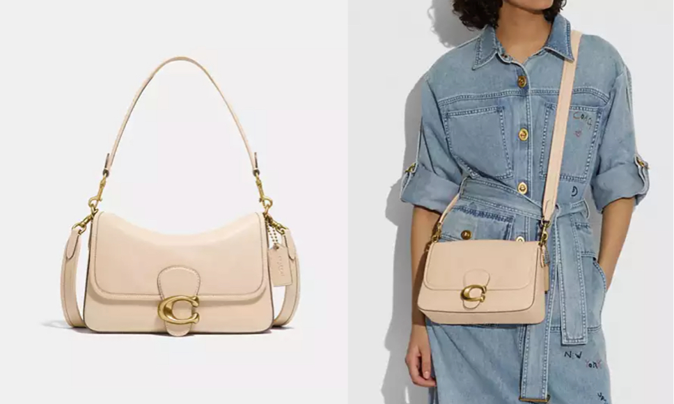 COACH(コーチ)オフホワイトのショルダーバッグ