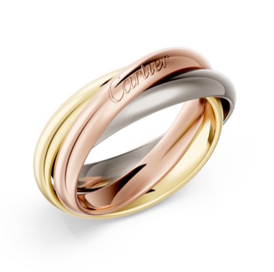 Cartier(カルティエ)3連ゴールドのリング