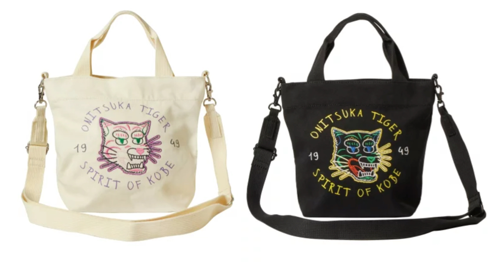 Onitsuka Tiger（オニツカタイガー）ホワイトのトートバッグ