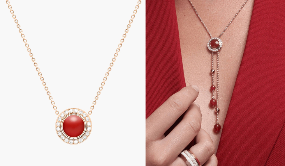 PIAGET(ピアジェ)レッドxゴールドのネックレス