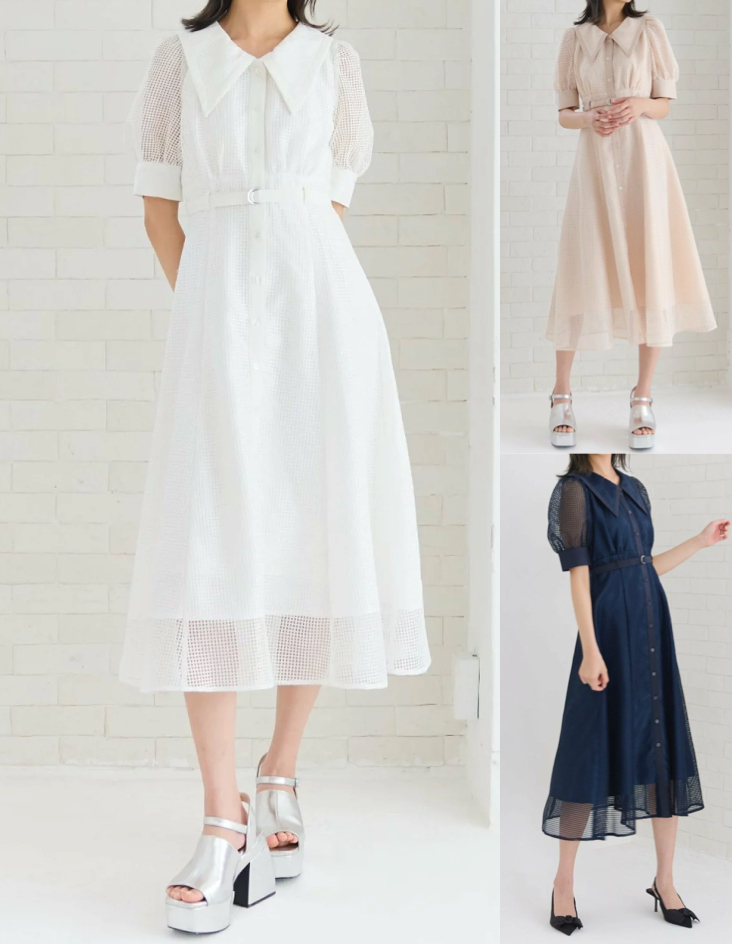 REDYAZEL(レディアゼル)ホワイトのレースワンピース