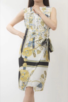 GIOIA Italy（ジョイア イタリー）スカーフ柄ワンピース