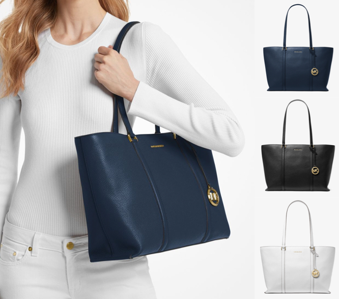MICHAEL MICHAEL KORS（マイケルコース）ネイビーのトートバッグ
