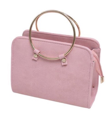 LUPIS（ルピス）ピンクのハンドバッグ