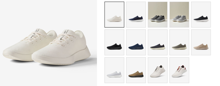 Allbirds（オールバーズ）ホワイトのスニーカー