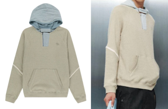 sansangearベージュのフーディニット