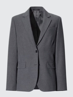 uniqloグレーのジャケット