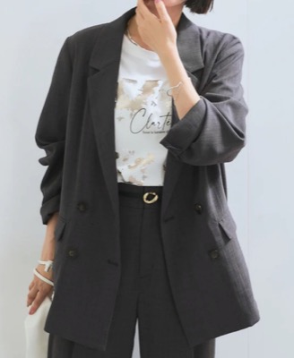 VIS（ビス）チャコールグレーのジャケット