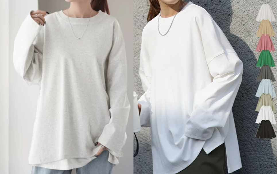 HUG.U（ハグユー）グレーのロンT