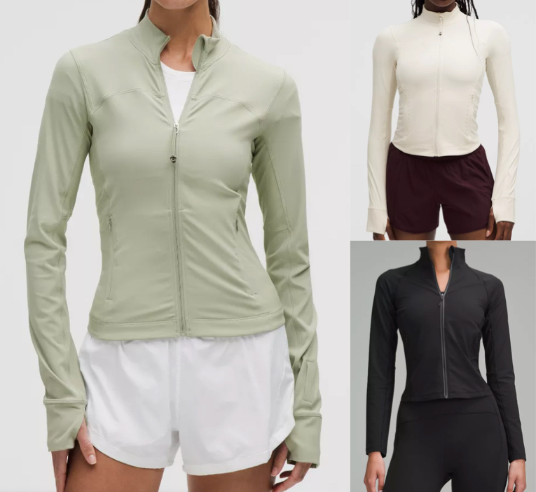 lululemonライトグリーンのジャケット