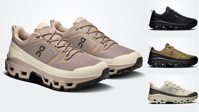 On（オン）モカベージュ系のスニーカー