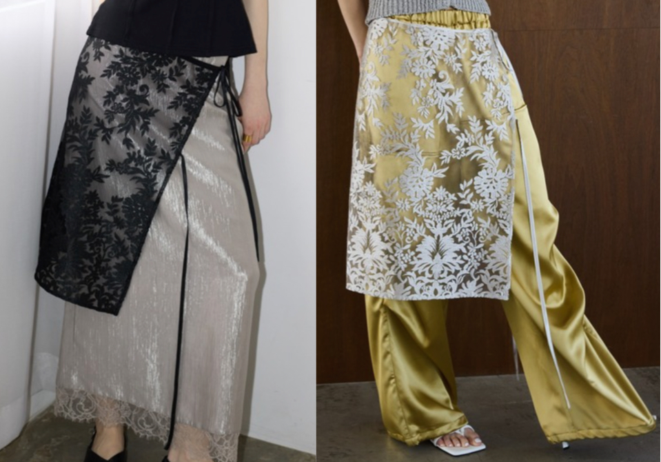 AIC.（エーアイシー）ブラックのレーススカート