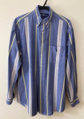 Ralph Lauren(ラルフローレン)ブルーのストライプシャツ