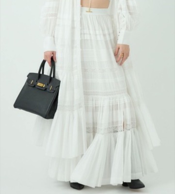 Chaos(カオス)ホワイトのロングスカート