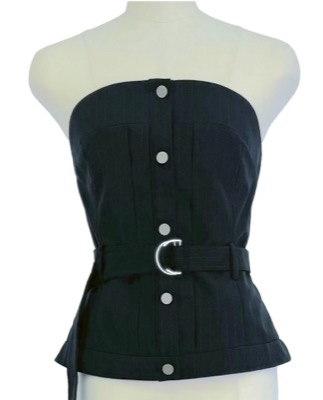 MIDDLA(ミドラ)ブラックのビスチェ