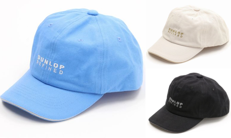 DUNLOP REFINED（ダンロップリファインド ）ライトブルーのロゴ帽子 / キャップ