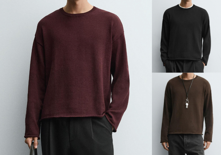 ZARA（ザラ）ボルドーのニット