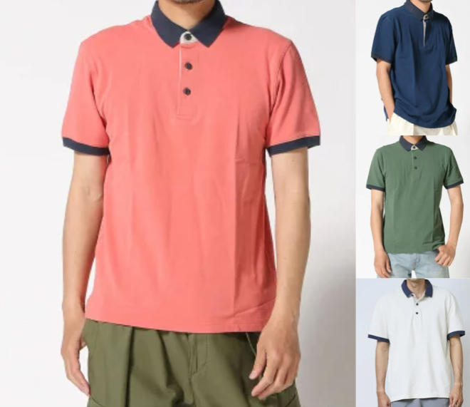 L.L.Bean(エルエルビーン)ピンクのポロシャツ