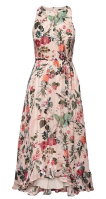 Banana Republic(バナナリパブリック)ピンク系のフローラルワンピース