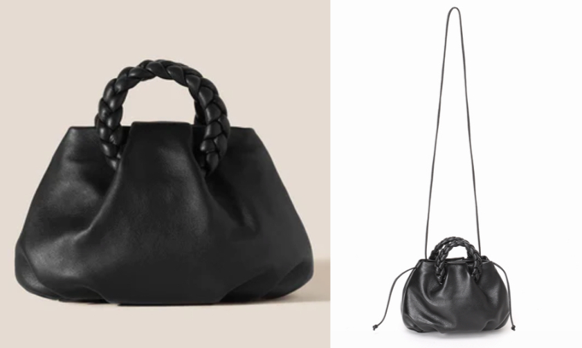 HEREUブラックのハンドバッグ