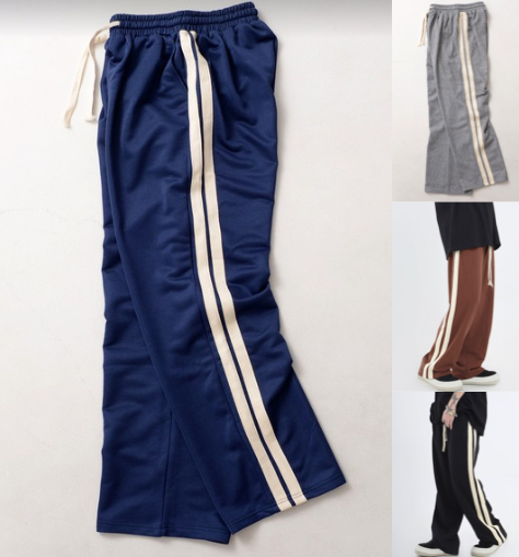 BENDER TOKYO サイドラインパンツ トラックパンツブルーのサイドラインパンツ