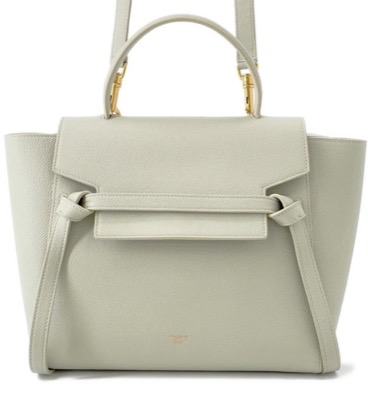 CELINEオフホワイトのショルダーバッグ