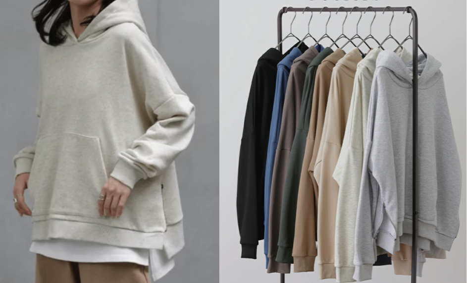 HUG.U（ハグユー）オートミールのパーカー