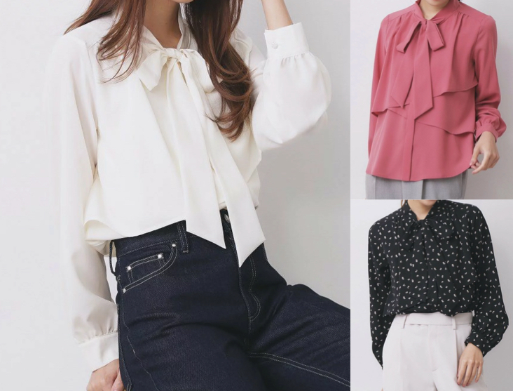 INDEX(インデックス)ホワイトのアシメレイヤードブラウス