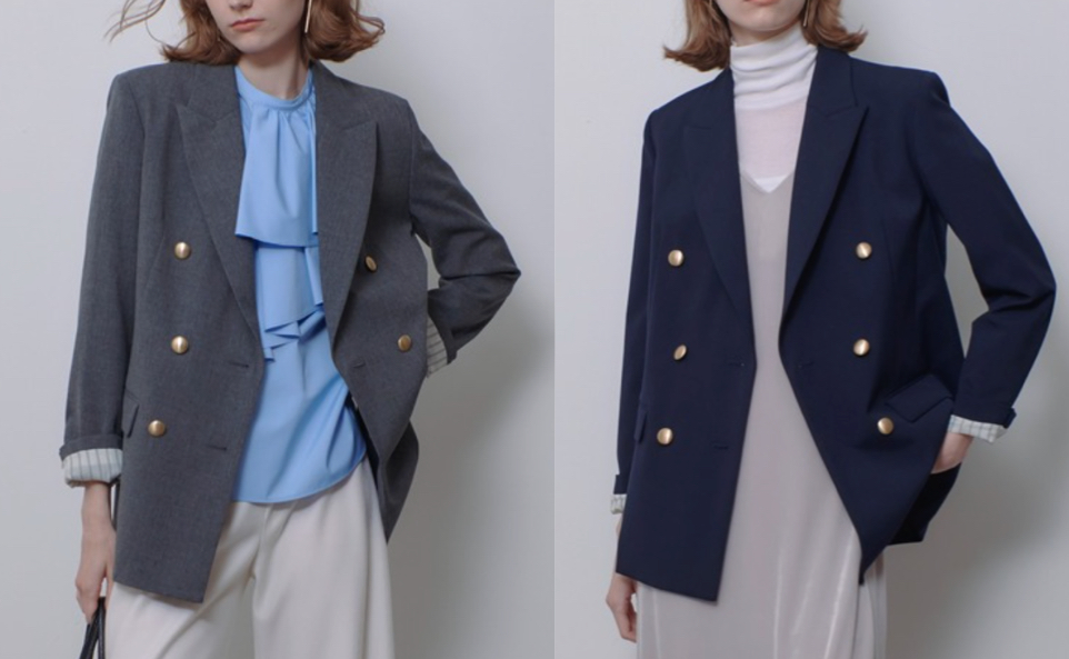 allureville(アルアバイル)チャコールグレーのジャケット