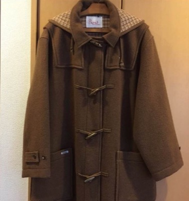 Papas(パパス)ブラウンのメンズダッフルコート