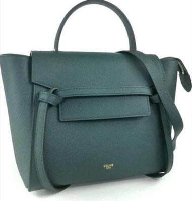 CELINE（セリーヌ）グリーンのショルダーバッグ