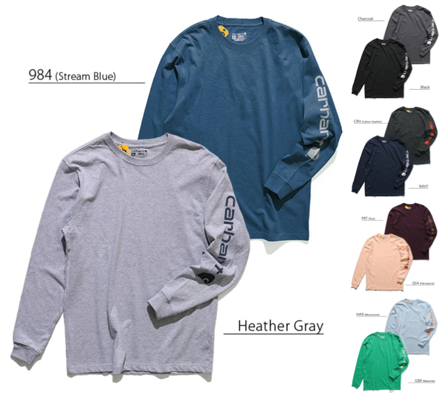 carhartt(カーハート)ブルーのロンT