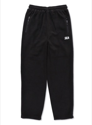 WIND AND SEA(ウィンダンシー)ブラックのスウェットパンツ