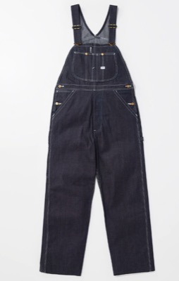 Lee（リー）ネイビーのデニムオーバーオール