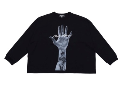 GinRhymes(ジンライムス)ブラックのプリントTシャツ