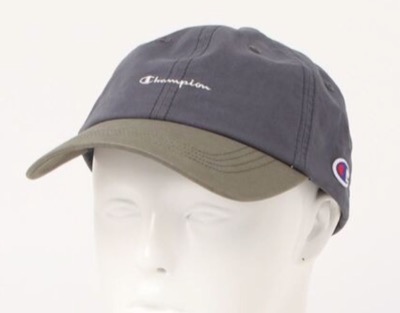 Champion(チャンピオン)グレーxカーキの帽子 / キャップ
