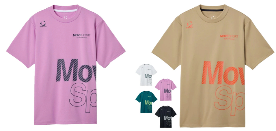 DESCENTE(デサント)ピンクのロゴTシャツ