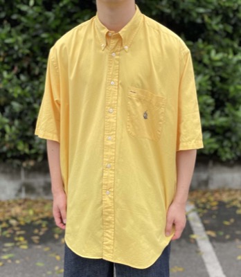 NAUTICA(ノーティカ)イエローの半袖シャツ