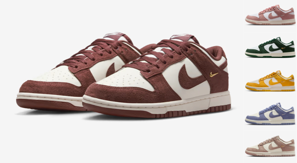 NIKE（ナイキ）ボルドーのスニーカー