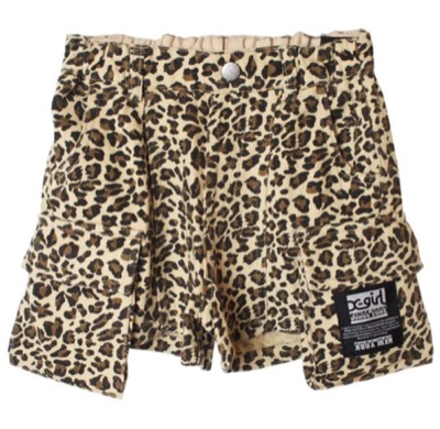 X-girl Stages（エックスガールステージズ）レオパード柄ショートパンツ