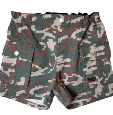 X-girl Stages（エックスガールステージズ）迷彩柄カーゴショートパンツ