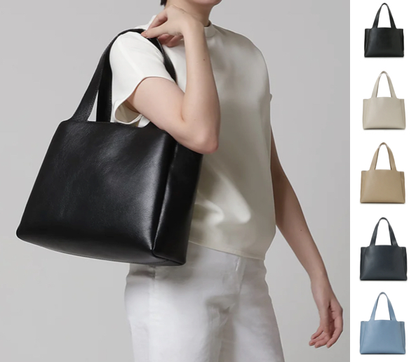 MOTHERHOUSE（マザーハウス）ブラックのトートバッグ