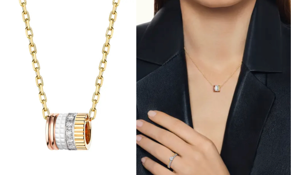 BOUCHERON(ブシュロン)4連ゴールドのネックレス